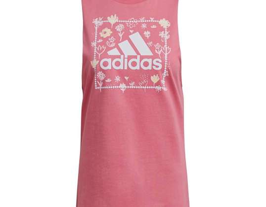 Camiseta mujer adidas Soft Floral Box rosa GS4142 GS4142