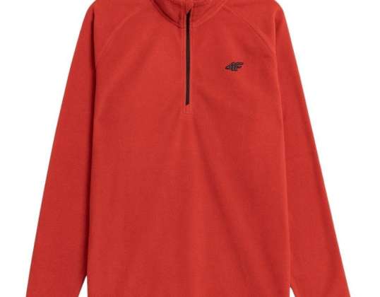 Men's red sweatshirt 4F H4Z21 BIMP030 62S H4Z21 BIMP030 62S