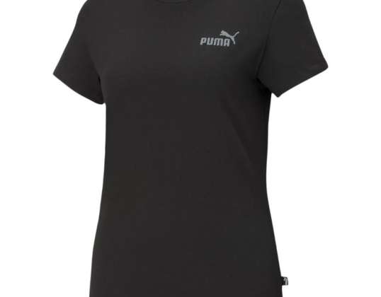 Kvinner T-skjorte Puma ESS + Brodert Tee svart 587901 01 587901 01