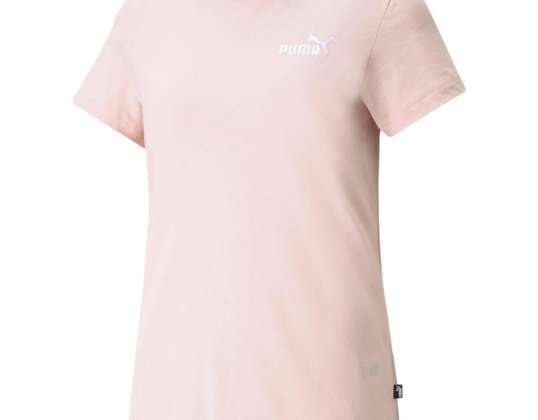 Kvinner T-skjorte Puma ESS + Brodert Tee rosa 587901 36 587901 36