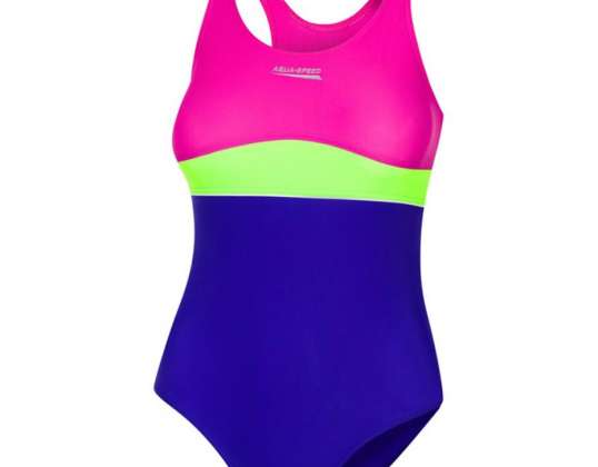 Παιδικό μαγιό Aqua-Speed Emily μωβ-πράσινο-ροζ 93 367 93 367