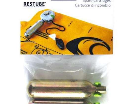 Cartridges CO2 Restube Cartridges 2τμχ. 16 γραμμάρια N0879