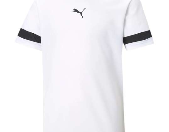 Puma teamRISE Jersey Jr vit barn t-shirt 704938 04 704938 04