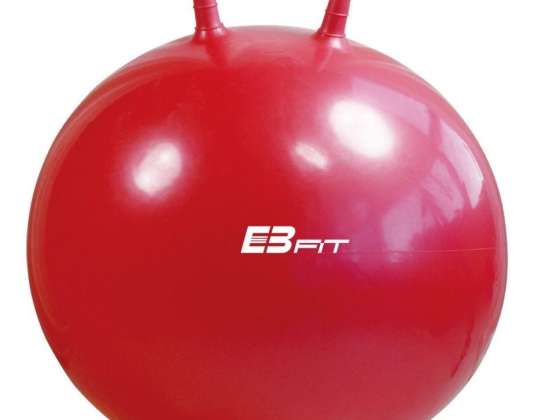 М'яч для фітнесу з вушками 45 см EB FIT червоний 581656 581656