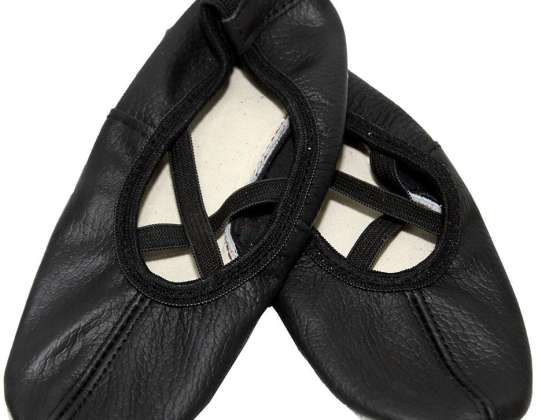 Ballet shoes with an elastic Jotam black B10932