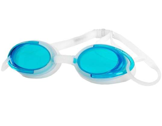 Yüzme gözlüğü Aqua-speed Malibu beyaz ve mavi 29 008 O0559