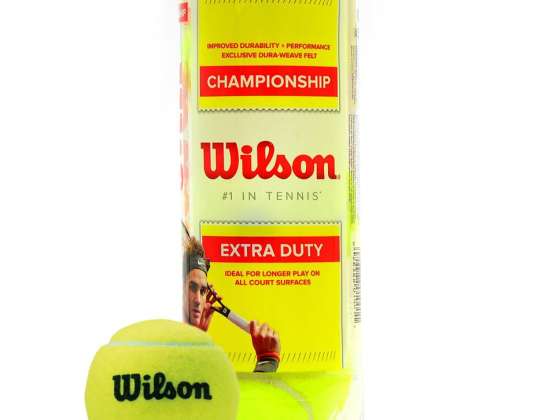 Wilson Championship bolas de tênis 3 peças WRT100101 WRT100101