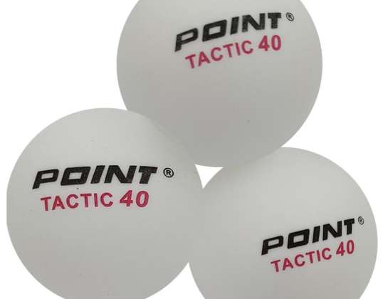 Tischtennisbälle Point Tactic weiß 10 Stück P8728