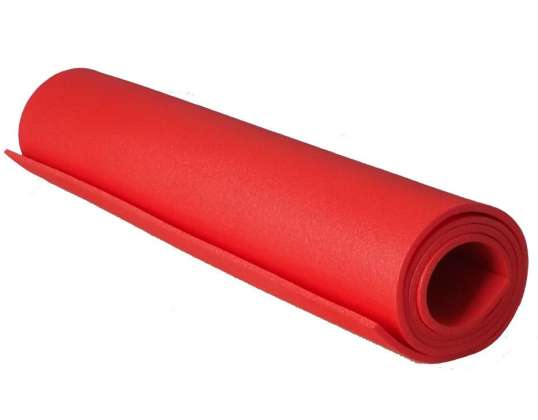 Mat JP 152x61x0.6 cm XPE fitness red M0759