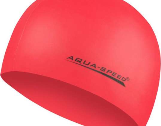 Aqua-Speed Mega raudona plaukimo kepuraitė 31 100 C0103