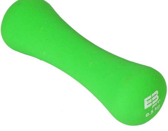 Eh bien neoprenowa EB FIT 0,5 kg zielona