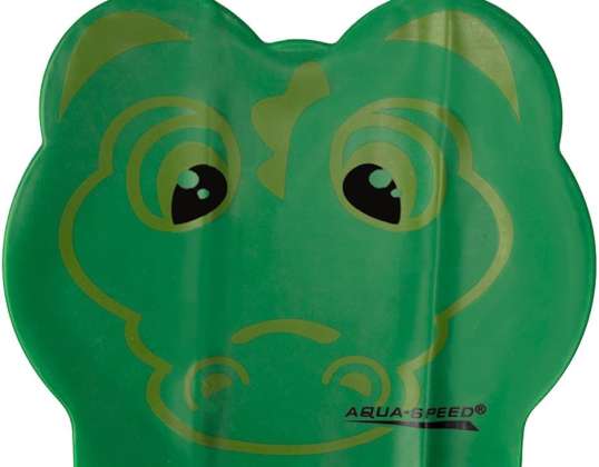 Touca de natação Aqua-Speed Zoo Latex Crocodile verde C3364