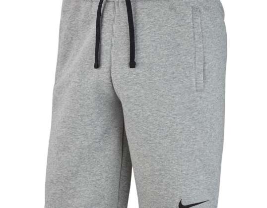 Pánske krátke nohavice Nike Team Club 19 Fleece sivá AQ3136 063 AQ3136 063