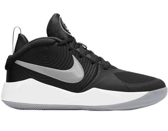 Детские кроссовки Nike Team Hustle D 9 черно-серо-белые AQ4224 001 AQ4224 001