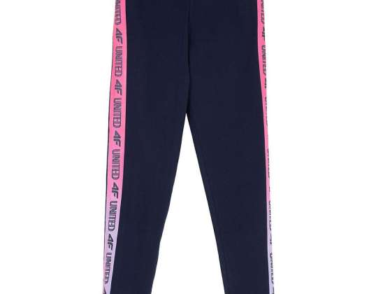 Leggings for girls 4F dark navy HJZ21 JLEG003A 30S HJZ21 JLEG003A 30S