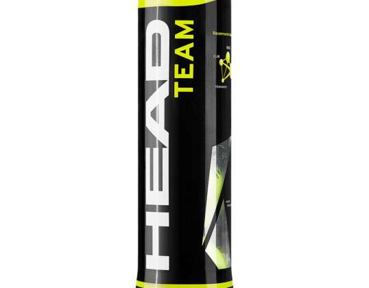 Head Team tennisballen, 4 stuks P0054