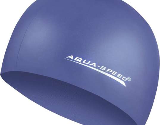 Gorro de natación Aqua-Speed Mega azul marino 10 100 C0108