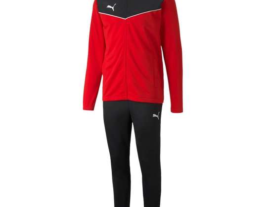 Puma individual RISE Tracksuit Herren Trainingsanzug rot und schwarz 657 534 01 657534 01