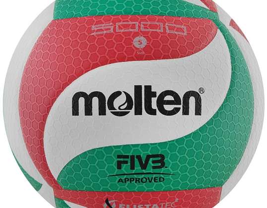 Volleyball Molten V5M5000 FIVB weiß-rot-grün V5M5000 FIVB