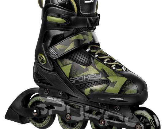 Inline Skates Spokey Makan BK/GR schwarz-grün 929324-926984-926985 929324-926984-926985