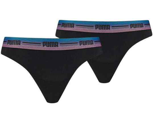 Damen Unterwäsche Puma Strings 2P Hang schwarz 907850 11 907850 11