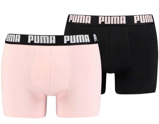 Puma Basic Boxer 2P boxers hombre rosa, negro 906823 53 906823 53