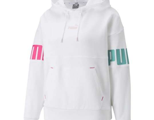 Puma Power Colorblock Hoodie TR Damen Sweatshirt weiß 847125 02 847125 02