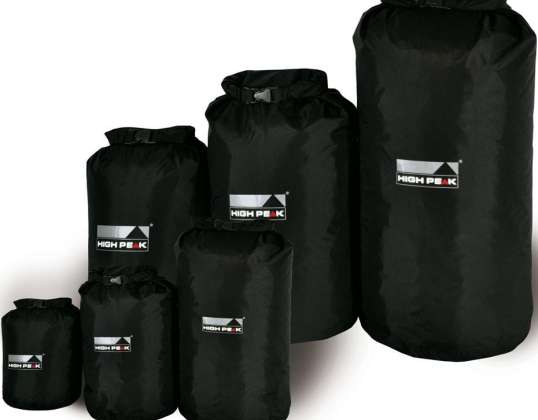 Segeltasche High Peak Drybag 1L XXXS schwarz 32055 32055