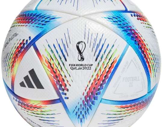 Football adidas Al Rihla Pro blanc-bleu-orange H57783 H57783