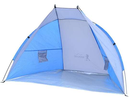 Sun Royokamp Strandzelt 200x100x105 grau-blau 1015651 1015651