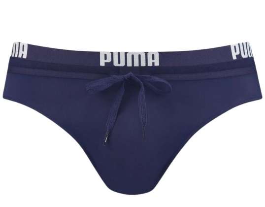 Badehose Herren Puma Swim Herren Logo Badeslip marineblau 907655 01 907655 01