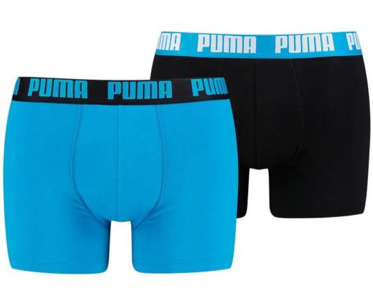 Erkekler Puma Basic Boxer 2P mavi, siyah 906823 51 906823 51