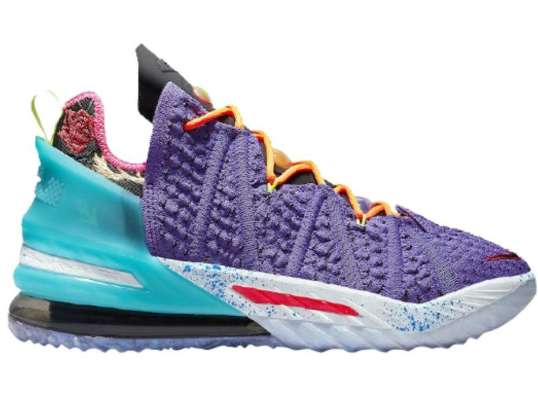 Zapatillas de baloncesto para hombre Nike LeBron XVIII morado DM2813 500 DM2813 500
