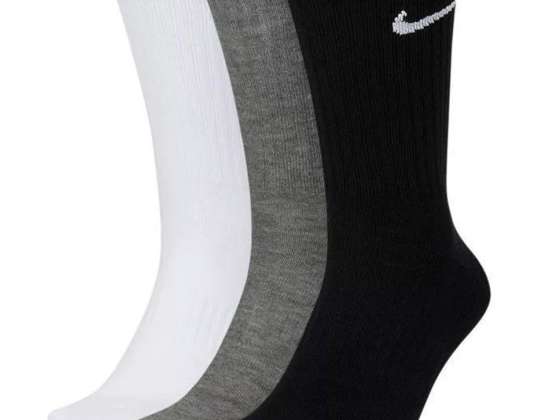 Calcetines Nike Everyday Lt 3 pares negro, gris, blanco SX7676 964 SX7676 964