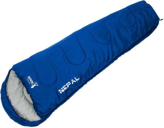 Saco de dormir Nepal Royokamp compresión 210x80x50 cm azul 1045658 1045658