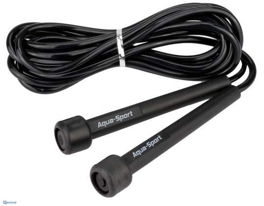 Skipping rope adjustable fitness boxing crossfit black 275cm