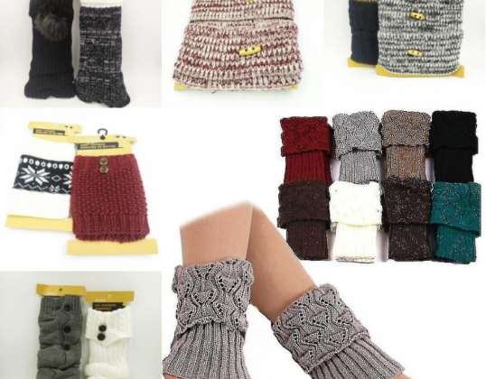 Leg warmers, wool boot cuffs wholesale