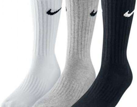Шкарпетки Nike Value Cotton Crew 3 пари 3 кольори SX4508 965 SX4508 965