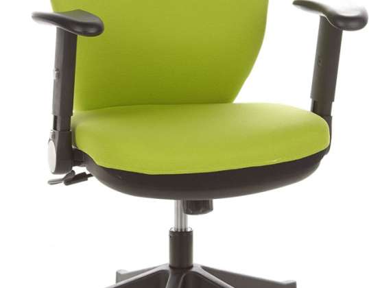 Krzesło biurowe Traffic 20 tkanina zielona Ergonomiczne podłokietniki krzesła obrotowego