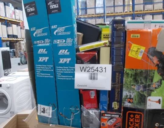 Mixed Pallets of Household Tools and Appliances