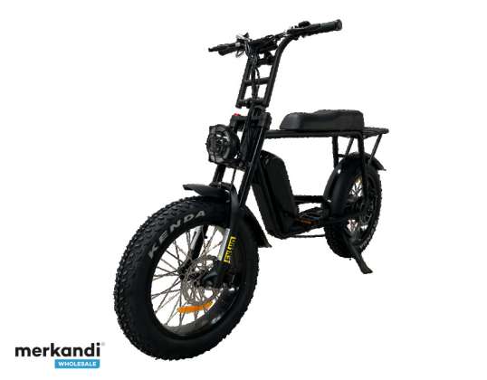 Vanquish S1 | Bicicleta elétrica | Agora em stock no nosso armazém na NL! - Tipo de bateria: 500W motor elétrico sem escova Capacidade da bateria: 20Ah Assento: Um / dois assentos