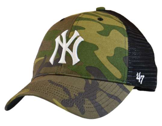 47 Brand MLB New York Yankees Camo Cap - B-CBRAN17GWP-CMI