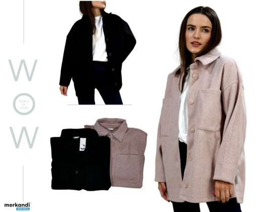 Cubus Herbst/Winter Overcoat & Overshirt Kollektion - Größen S bis XXL in Schwarz & Pink