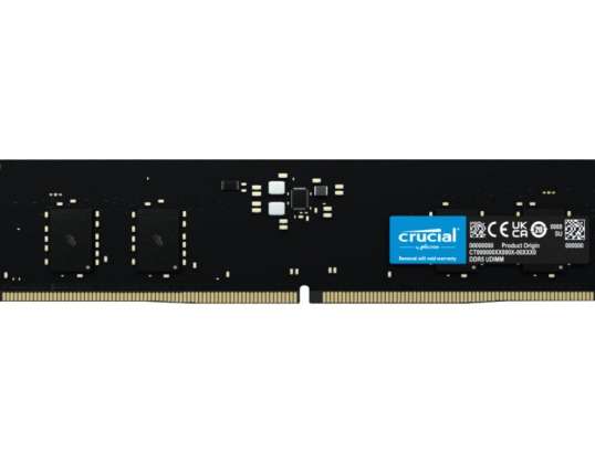 Crucial 8 ГБ DDR5-4800 UDIMM CL40 (16 Гбіт) - CT8G48C40U5