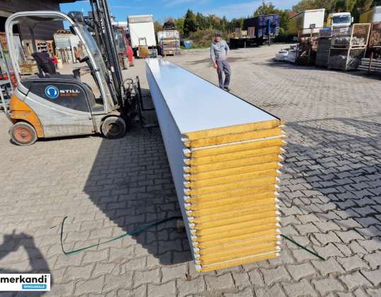 Auktion: 20 Sandwichplatten für Tore (SP: 10,00 €/qm)