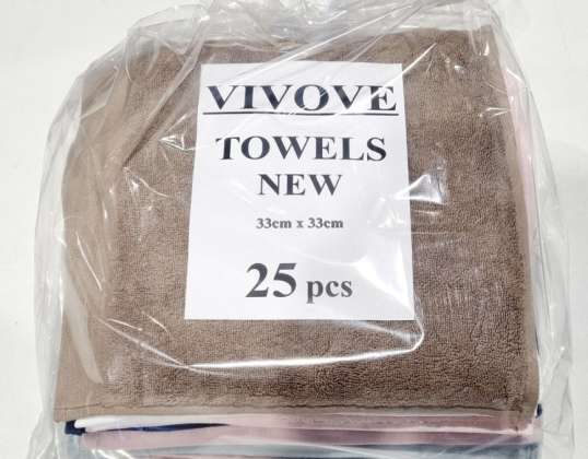 Vivove Towels - New Wholesale - soft, absorbent, and long-lasting.