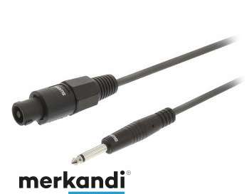 Loudspeaker Loudspeaker Cable 2 Pin Female - 6.35 mm Male 5.0 m