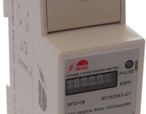 Single-phase electronic meter SFD-08