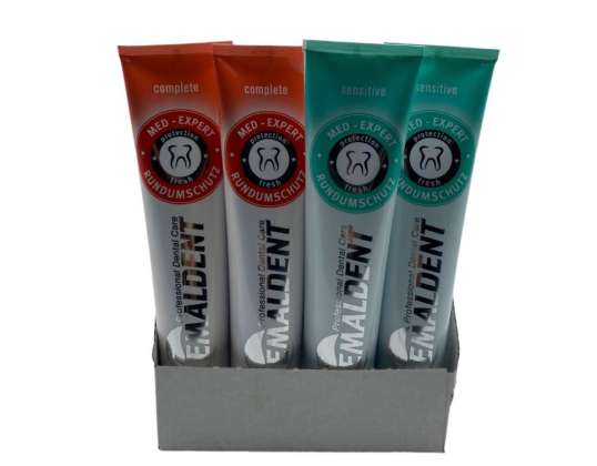 EMALDENT Toothpaste Sensitive & Complete Toothpaste125ml - Зроблено в Німеччині