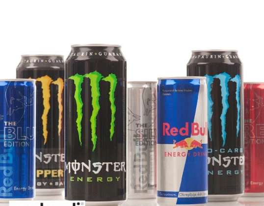 Boissons et nourriture, Coca Cola, Fanta, Nutella, Redbull etc.